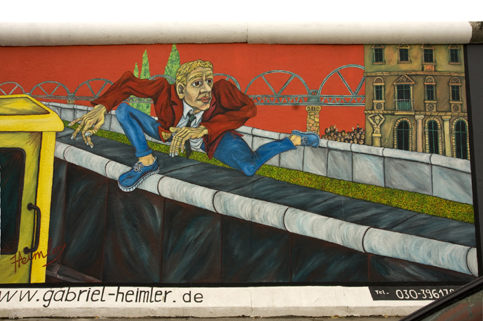 mur de berlin en octobre 2009