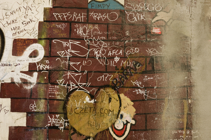 mur de berlin en octobre 2009