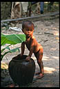 portraits des gens du tonlé sap au cambodge