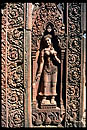 apsara de banteay srei un des temples d'Angkor au Cambodge en Asie du sud-est