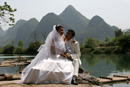 Portrait de mariés à Lijiang