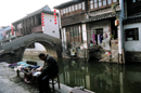 village de Xitang à l'est de Shanghai en Chine