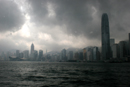  la baie de Hong Kong en Chine depuis 1997