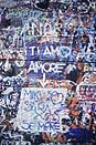 tags amoureux sur les murs de la maison de Juliette à Vérone