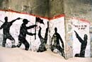 tags de guerre sur un blockauss médocain