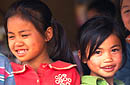 enfants de Nougcha au Laos