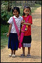 écoliers à Vientiane au Laos