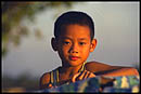 enfantà Vientiane au Laos
