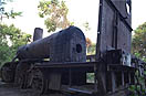 locomotive à Done Khône, île des chutes du Mékong au Laos