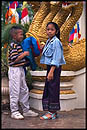 enfants à Vientiane au Laos