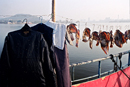 les dessous d'une pince à linge à Dali en Chine