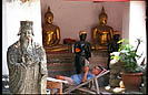gardien de pagode à Bangkok en thailande