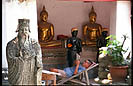 gardien de pagode à Bangkok en thailande