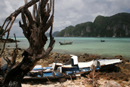 koh phi phi après le tsunami en thailande
