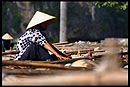 le chapeau conique du vietnam par Laurence Lemaire
