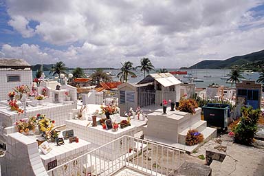 cimetière du Marin en Martinique