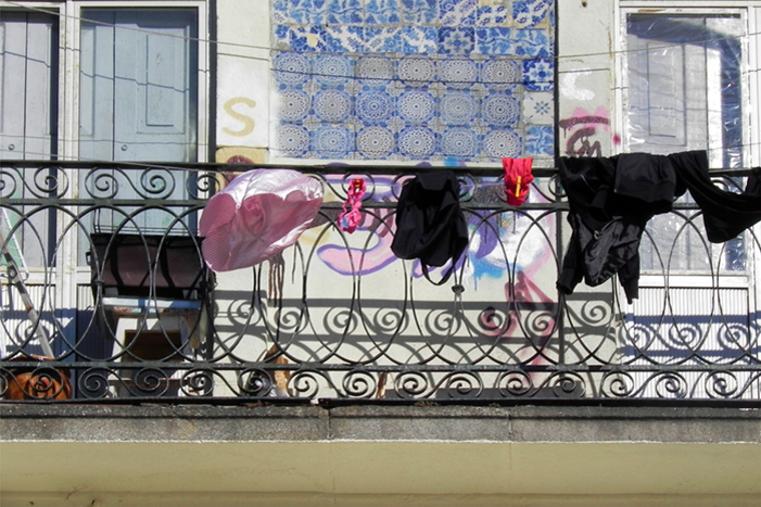 photo linge à Porto Portugal