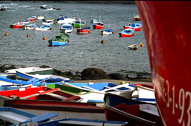 mouillage des pêcheurs à La Gomera