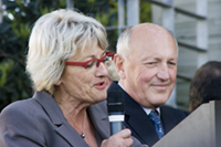 Roselyne et son frère Pascal Coutant